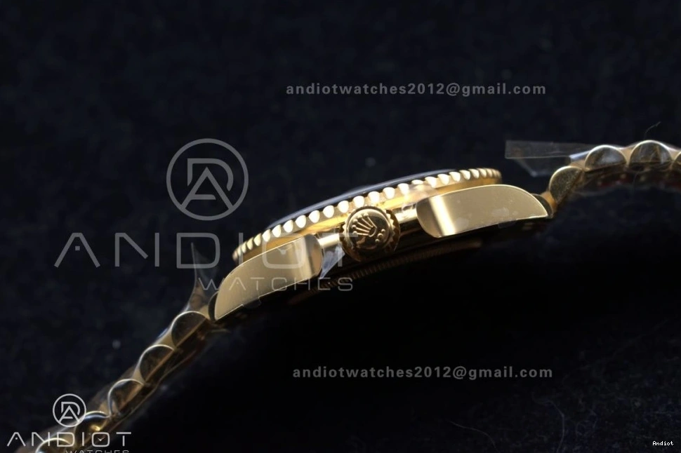 Clean on Dial Edition DD3285 Best II Master GRNR Jubilee Black GMT YG 1:1 Bracelet CHS 126718 1127